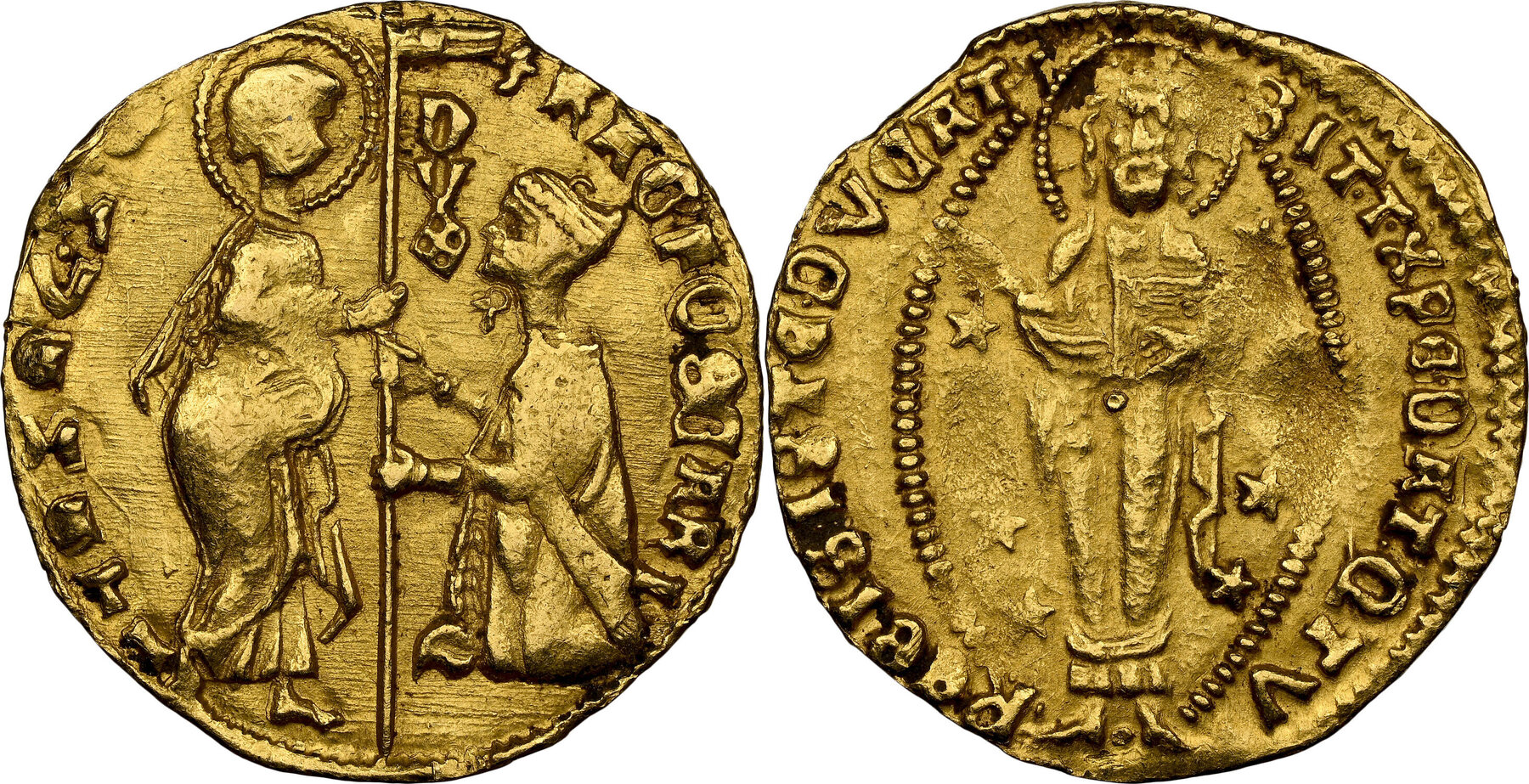 venice ducat gold coin venice italy italian states ducato d'oro zecchino