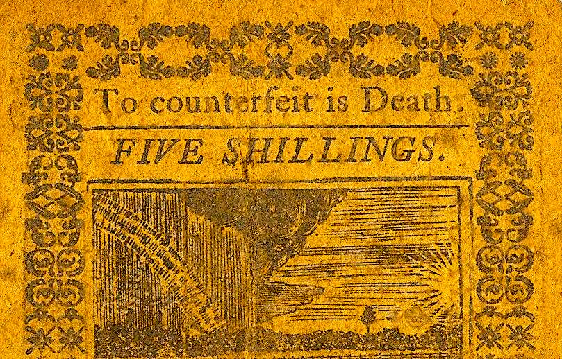 american colonies paper money